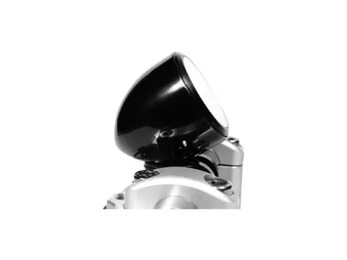 Moto Gadget Motorcycle MST Streamline Gauge Cup Housing Black Anodized - 1 Inch