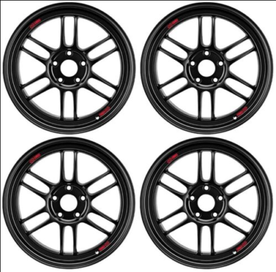 ENKEI GENUINE OEM 18x7.5 +48 5x114.3 MBK [4 rims wheels ] JDM