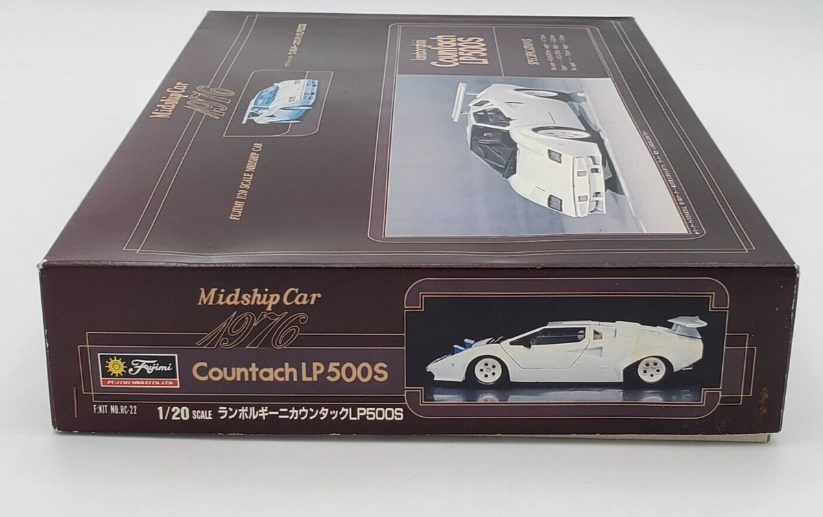 Vintage Fujimi Midship 1976 Lamborghini Countach LP500S 1:20 | eBay