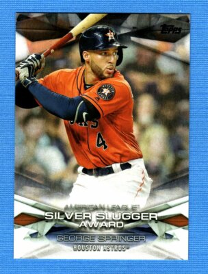 2018 Topps MLB Awards Black #MLBA40 George Springer Astros 231/299