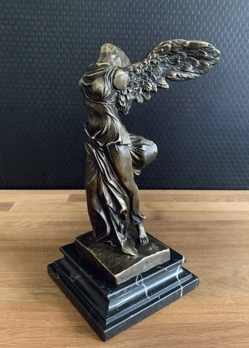 Bronzefigur Nike von Samothrake Bronze Siegesgöttin Mythologie Skulptur Figur - Bild 17 von 18