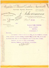 PARIS (I°) USINE de VETEMENTS impermeables Caoutchouc HUDOR "J. SCHOURMANN" 1922