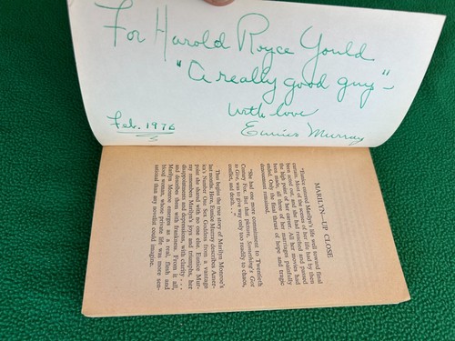 MARILYN THE LAST MONTHS Signed by author & housekeeper Eunice Murray 1975 book - Imagen 7 de 13