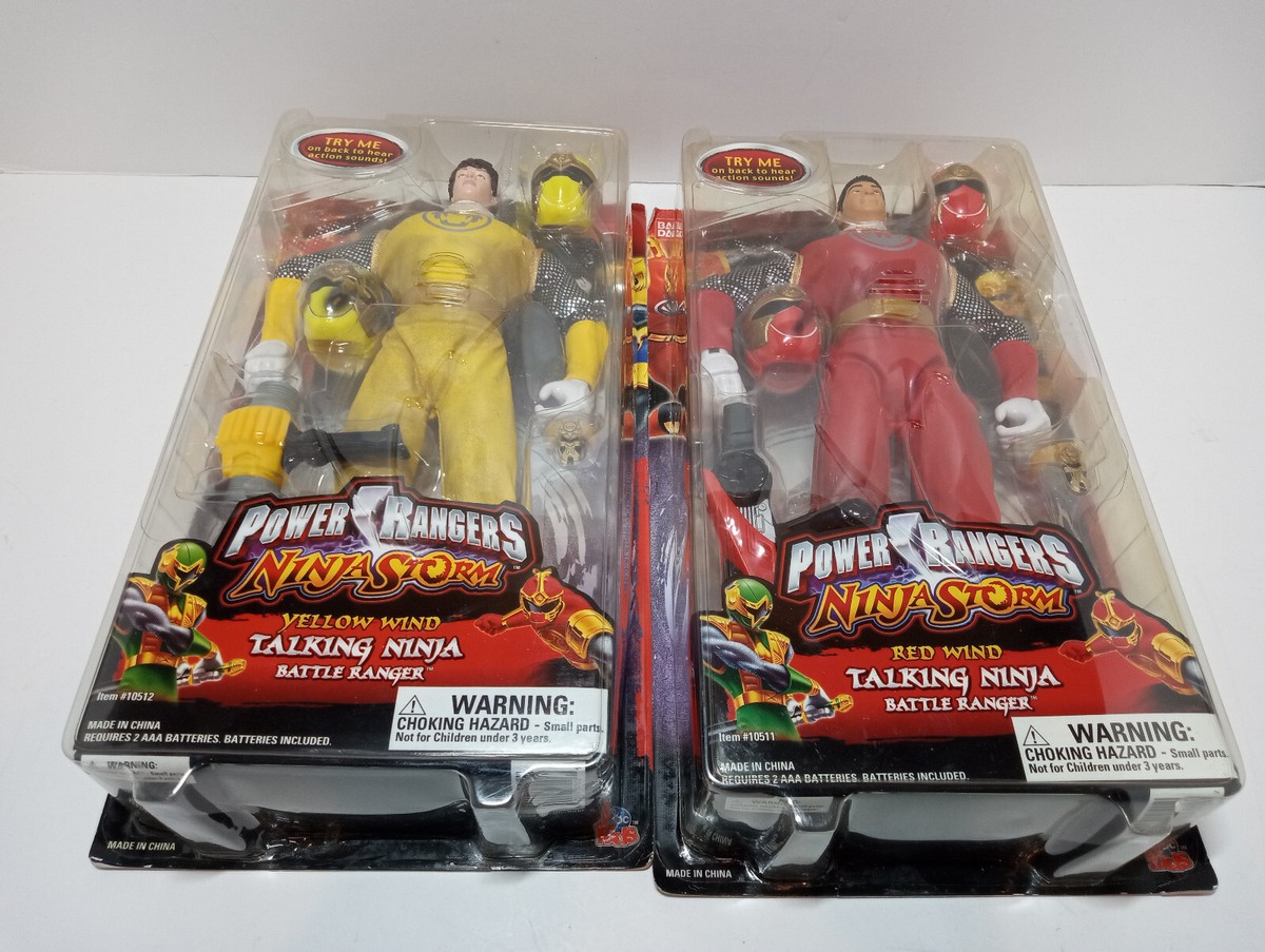 POWER RANGERS NINJA Storm RED WIND NINJA BATTLE Figure , Bandai 2003