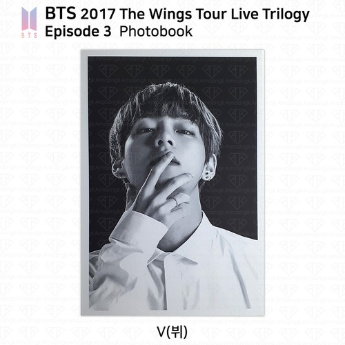 BTS 2017 The Wings Tour Live Trilogy Episode 3 Photobook Face Photo Collection - Picture 61 of 75