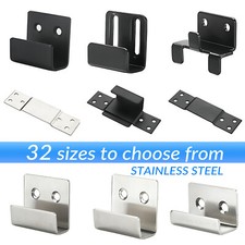 Stainless Steel Glass Board Ceramic Tile Display Rack Holder Wall Hanger Bracket