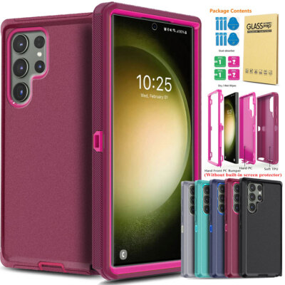 For Samsung Galaxy S25 S24 S23 S22 S21 Ultra Plus S23 FE Shockproof Case Cover