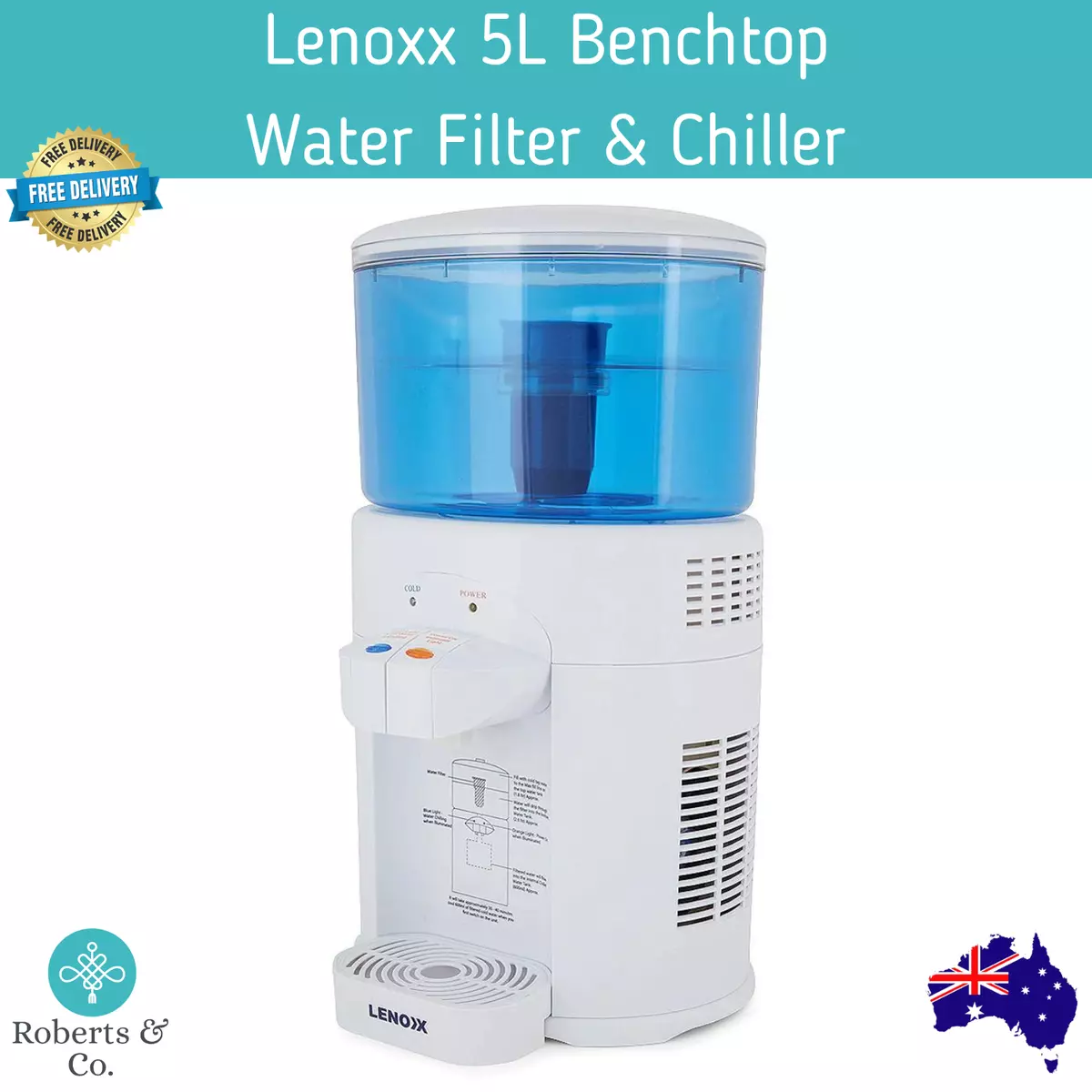 Water filter hotsell chiller benchtop