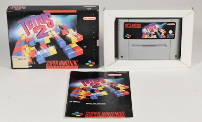 Super Nintendo SNES,Tetris 2 PAL SNSP-27-NOE,OVP,Anleitung