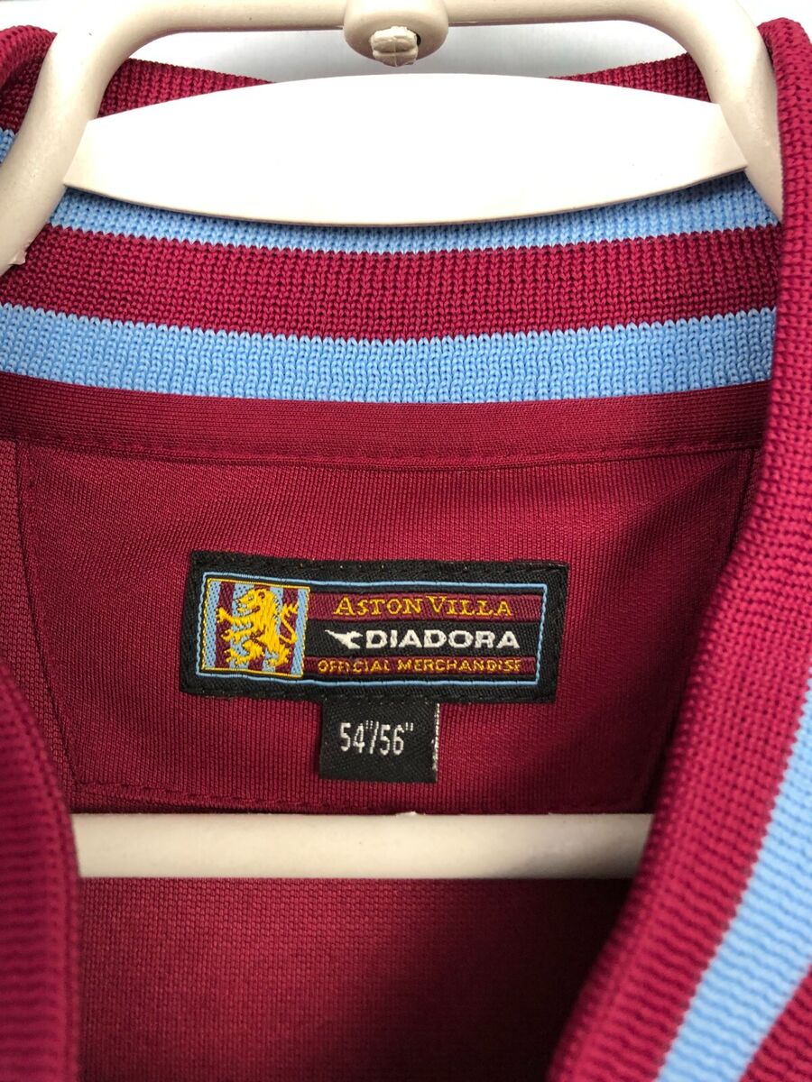 Aston Villa Home football shirt 2002 Soccer Diadora Jersey Aston Villa Home football shirt 2002 Soccer Diadora Jersey