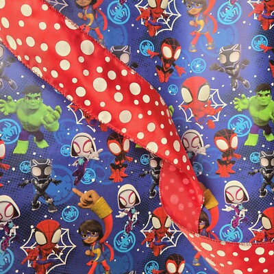 Marvel Hulk Spiderman Gift Wrap Set, Paper, Ribbon, see descrip. Wrapping