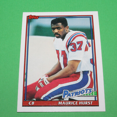 1991 Topps Football Card Maurice Hurst #619