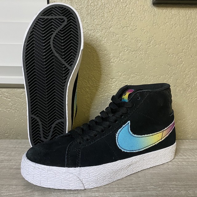Nike SB Zoom Blazer Mid QS Ah6158-090 Lance Mountain Black Multicolor Sz 10 for sale online | eBay