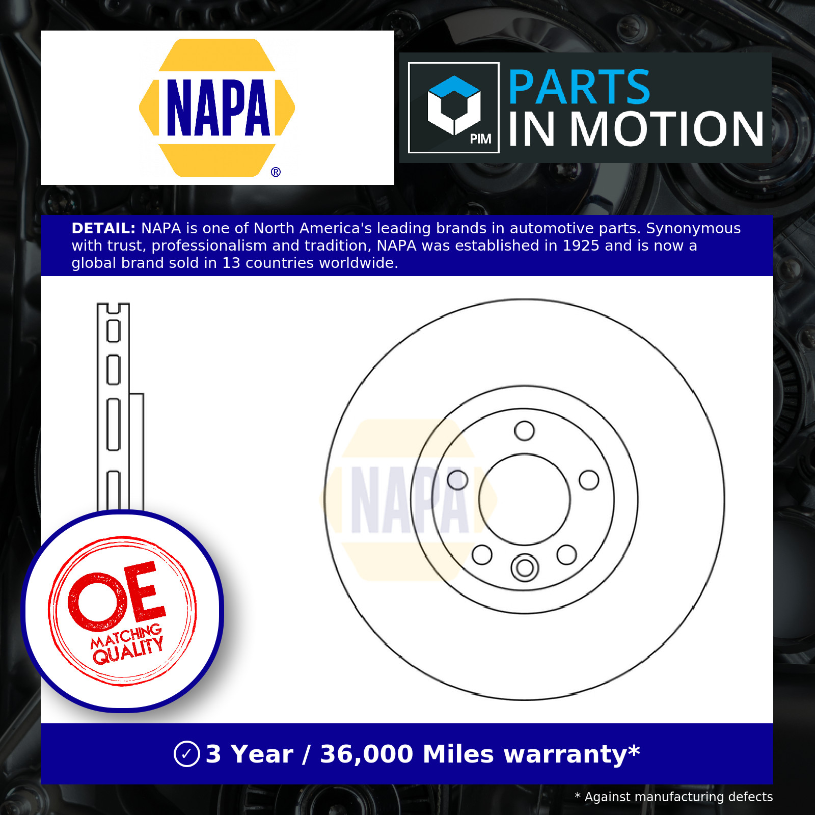 2x Brake Discs Pair Vented fits LAND ROVER DISCOVERY SPORT L550 2.0D Front 325mm