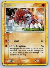 GROUDON 14/106 RARE EMERALD POKEMON REVERSE HOLO DMG on eBay