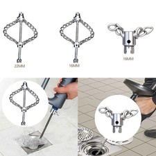 Flex Shaft Sewer Descaling Chain Steel Professional Pipe Clog Dredging Tool for