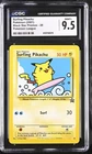 CGC 9.5 MINT+ Surfing Pikachu 28 Pokemon League Black Star Promos Pokemon Card