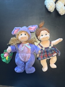 Ty Beanie Kids Lot of 2 Beanbag Plush Dolls w/ Gear Tags, Vintage 1999