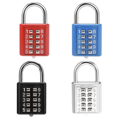 Simplify Security Compact Zinc Alloy Padlock with Ten Digit Code System