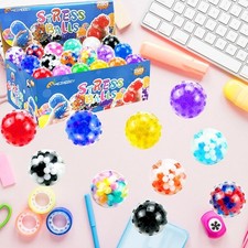 Squishy Stress Balls Bulk Sensory Squeeze Toys for ADHD Stress Relief 35 Pack