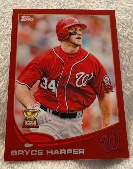 2013 Topps - Bryce Harper #1 Infinite Red Border - Rookie Cup Card