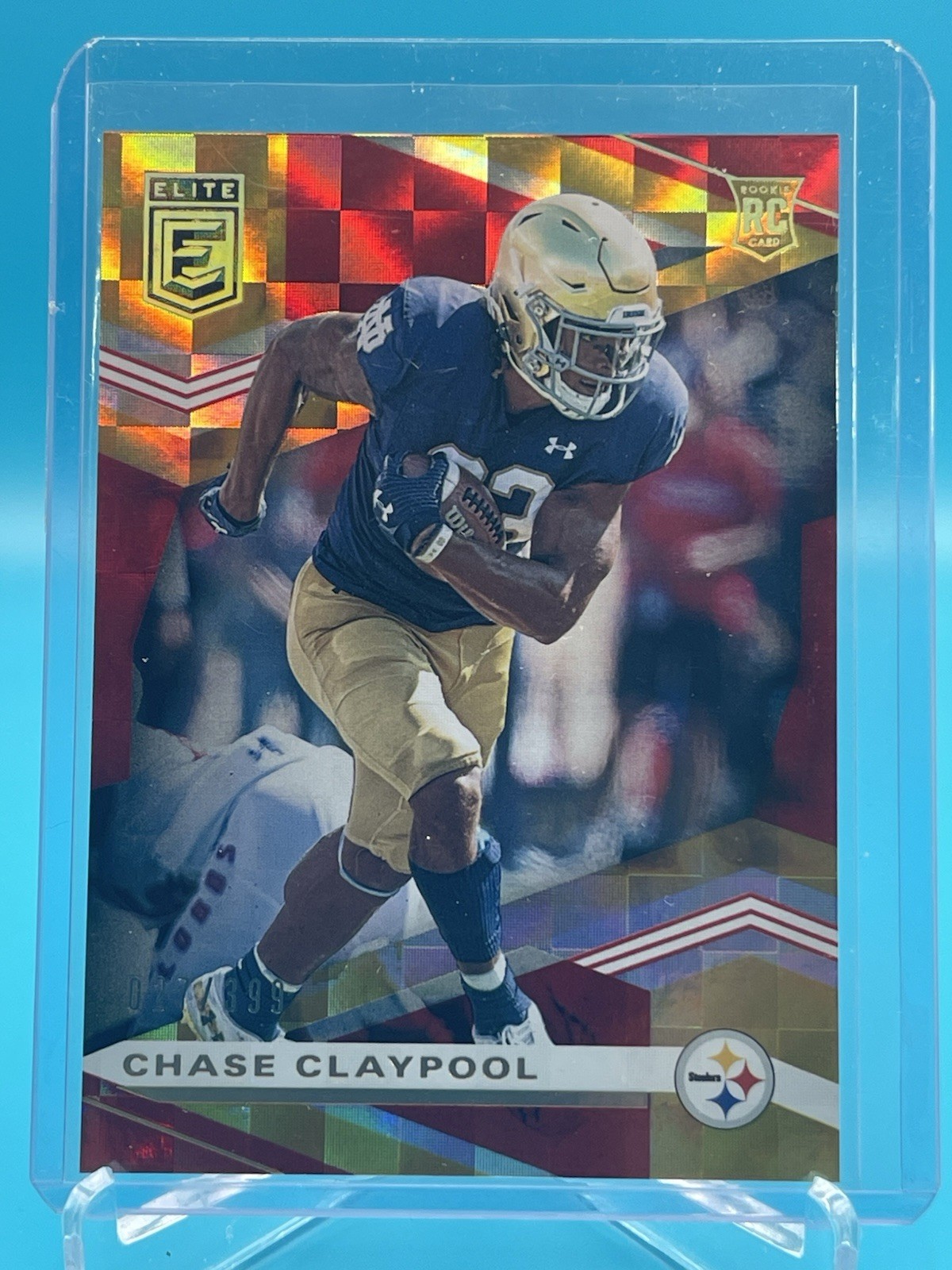2020 Panini Donruss Elite - Rookies Chase Claypool #147 Red 27/399 (RC)