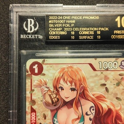 one piece card [English Version] Nami Championship Promo BGS10
