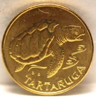 Cape Verde, 1994 Escudo, KM27, Turtle, BU, Fuzz on Obv., NR, 8-24
