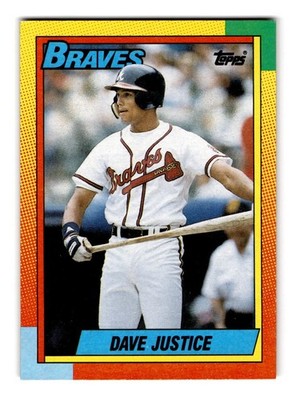 1990 Topps Traded David Justice #48T Atlanta Braves (RC)