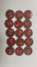 A Song of Ice and Fire ASOIAF Targaryen Activation Counters Tokens - 15
