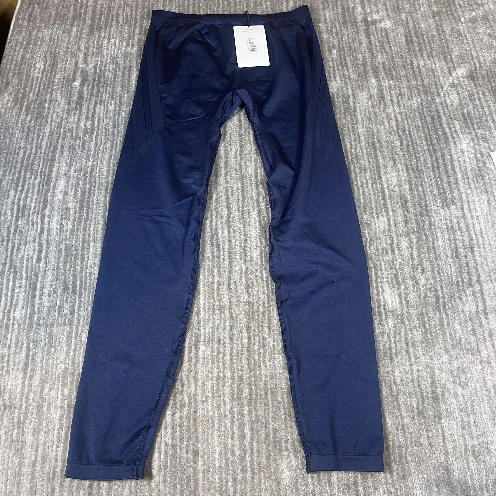 Stio Basis Seamless Tight Mens XL Blue Thermal Baselayer Pants Underwear