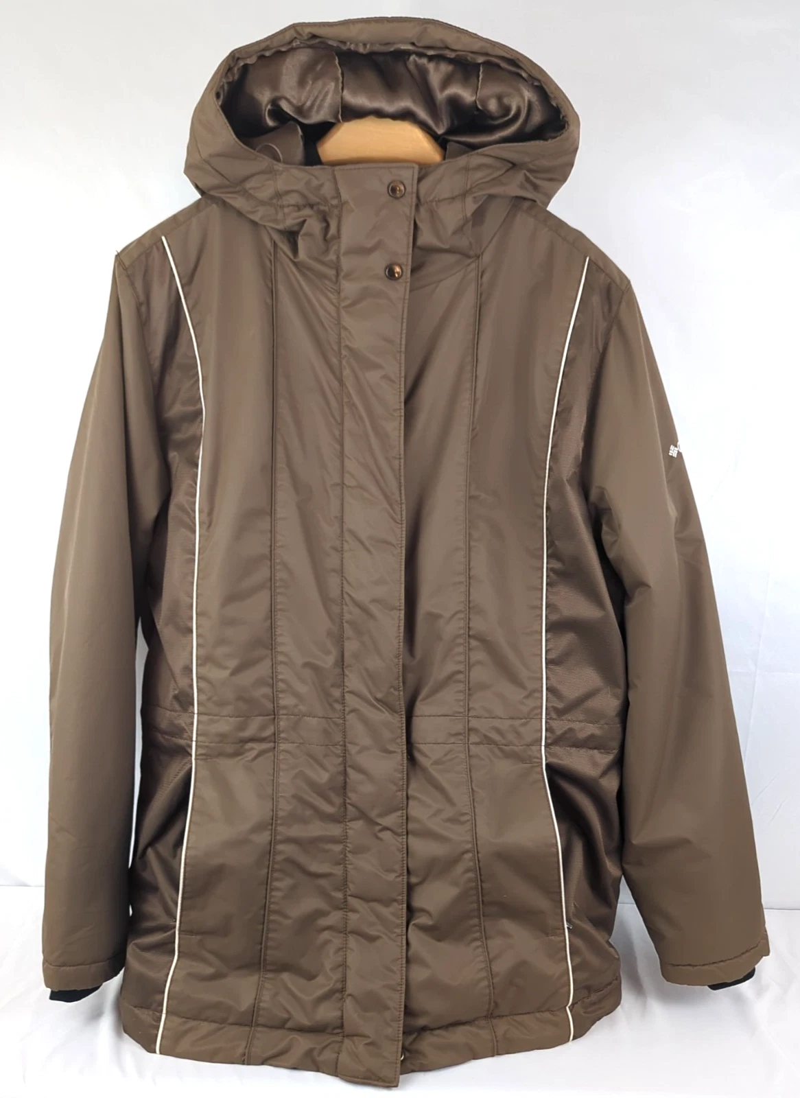 Columbia Brown Insulated Snow Jacket Women’s Med w/ Quilted lining, Gently used
Opens in a new windo