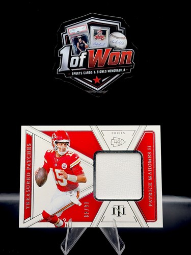 2024 Panini National Treasures Patrick Mahomes Treasured Patches #TP-PMS /49