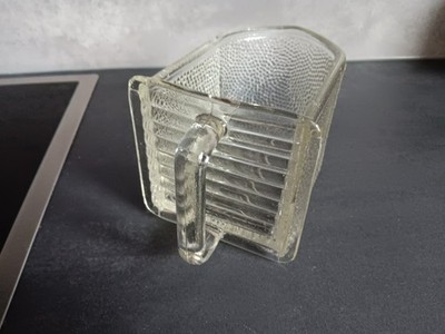 alte große Glasschütte aus altem Küchenschrank @ Poncet @ Küchenschütte Vintage