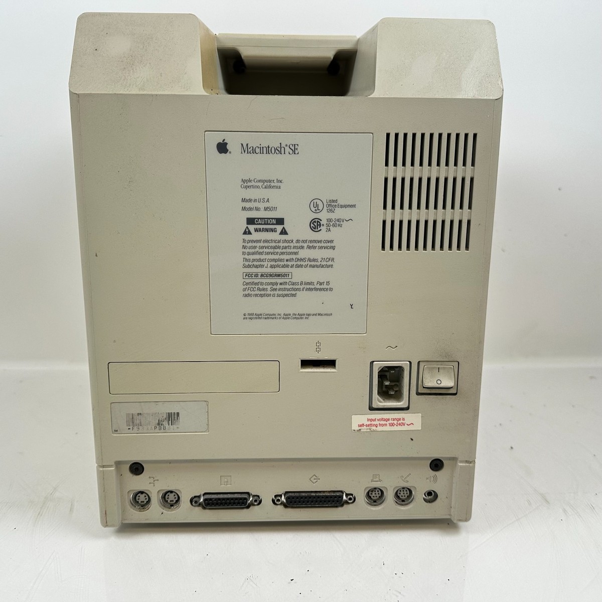 Vintage Apple Macintosh SE Model M5011 Computer | eBay
