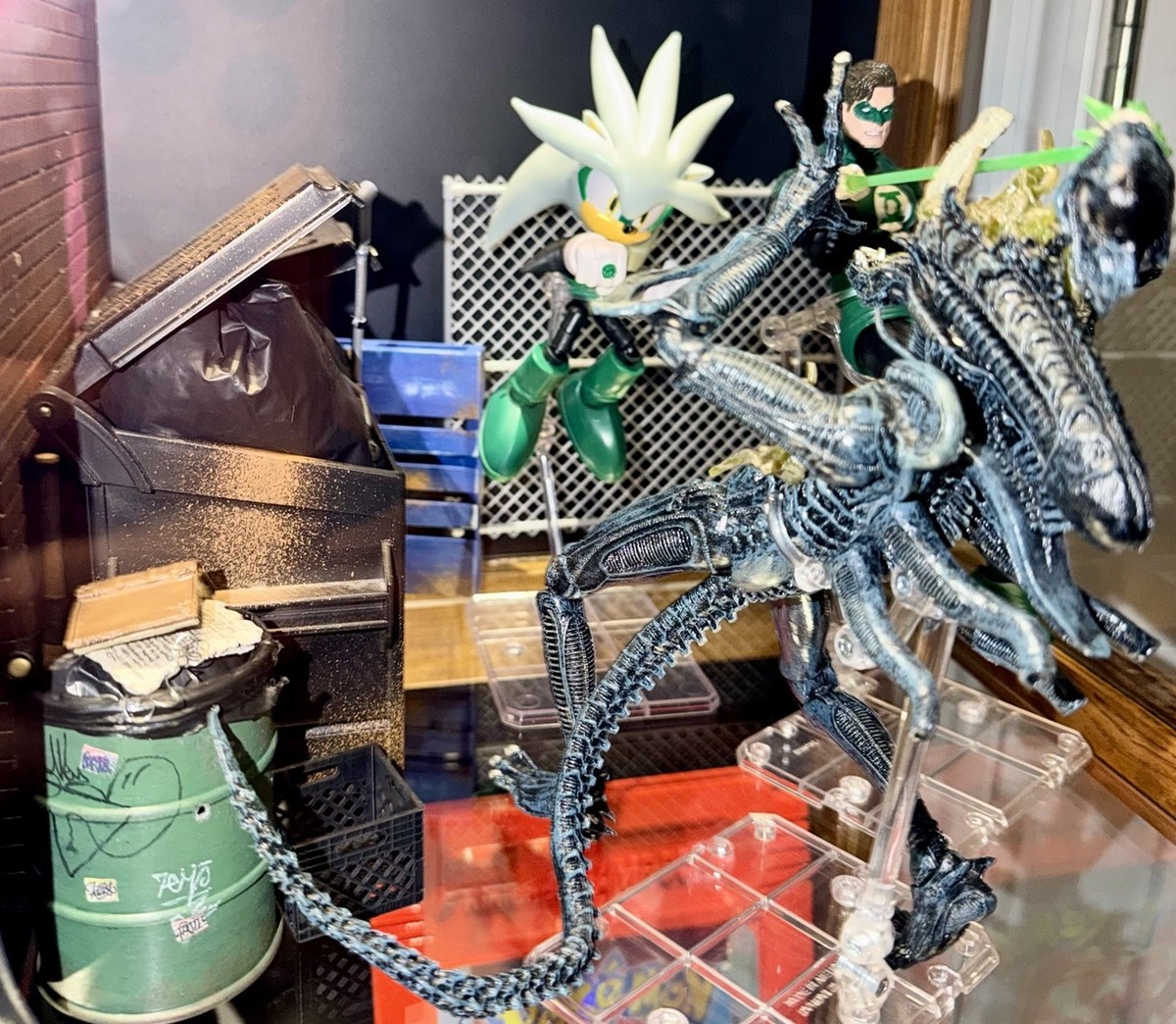 DC Green Lantern VS Predator Alien NYCC 2019 NECA Exclusive Sonic