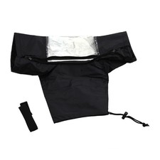Black Nylon Camera Rain Cover for Sony Canon Nikon DSLR Rain Sleeve Protection