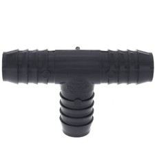 PVC Tee Barbed Fitting 1-Inch Insert - SCH 40 Barbed Hose Tee