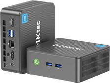 GMKtec Intel N150 Twin Lakes Turbo 3.6GHz Mini PC 16GB DDR4 1TB PCIe M2 NVMe SSD