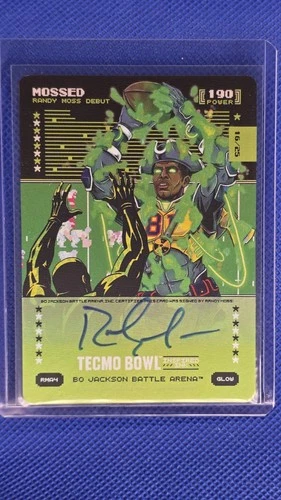 2026 Bo Jackson Battle Arena Tecmo Bowl Mossed Randy Moss Debut Ink /25 #RMA4