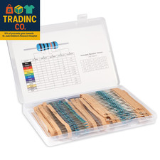 1000 PCS Resistor Kit 1/4 W -1 Premium Metal Film Resistors Assortment Kit, 25