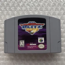NFL Blitz 2000 Nintendo 64 N64 Authentic Cleaned Tested Retro Football Game