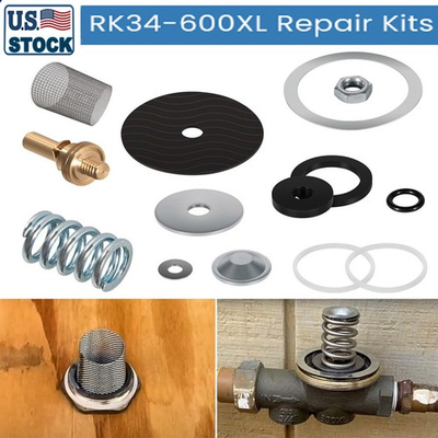 #ad RK34 600XL Repair Kit Fit For 600 Series 3 4quot; 600 600XL Pressure Reduction Valve $43.30
