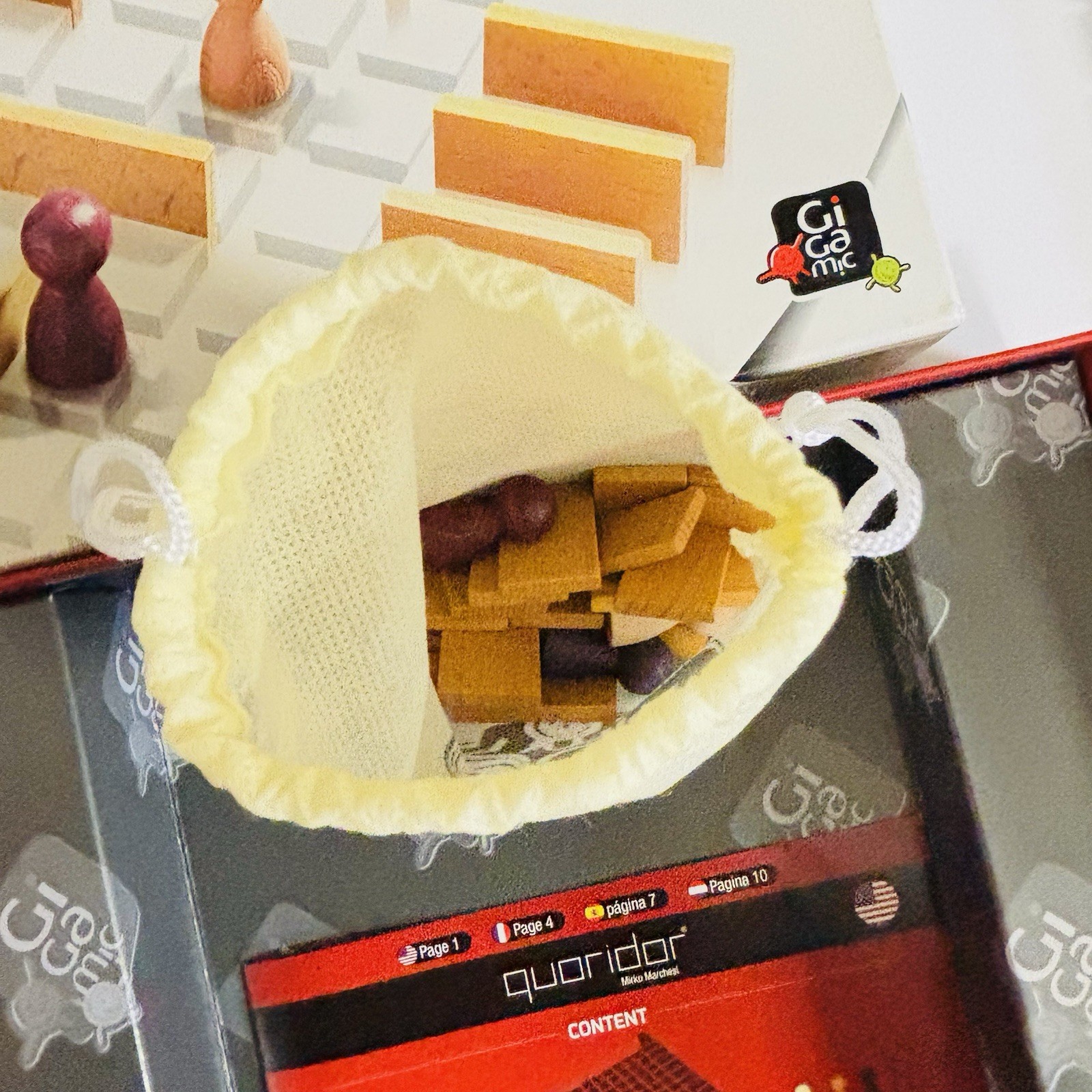 Quoridor  Mirko Marchesi  Gigamic Strategy Game Pre Owned Complete