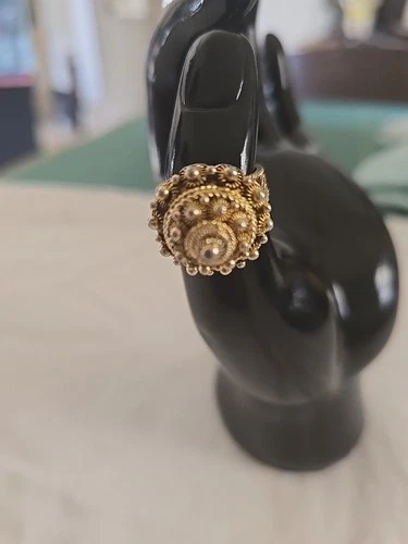 Vintage Poison Ring Smuggler Parapheralia Locket Ring 925 Sterling Silver Size 7