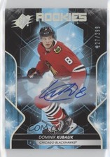 2019-20 SPx Rookies Auto 127/299 Tier 1 Rookies Dominik Kubalik #98 Auto 0dk