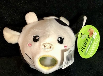 Happy Go Fluffy Squish Toy- Cow