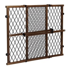 Position  Lock Adjustable Wood Baby Gate Farmhouse Collection 