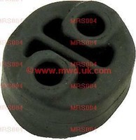 EuroFlo EMR293 Auspuff Halterung Gummi Hinten Mildstahl Clamp-On Bolt-On Matte