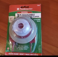 Fluidmaster Universal Toilet Flapper For 3" Flush Valve Water Saving Long Life